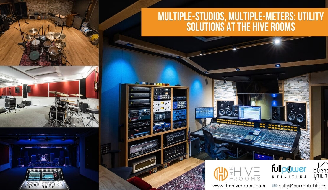  Multiple-studios, multiple-meters: Utility solutions at The Hive Rooms, Surrey